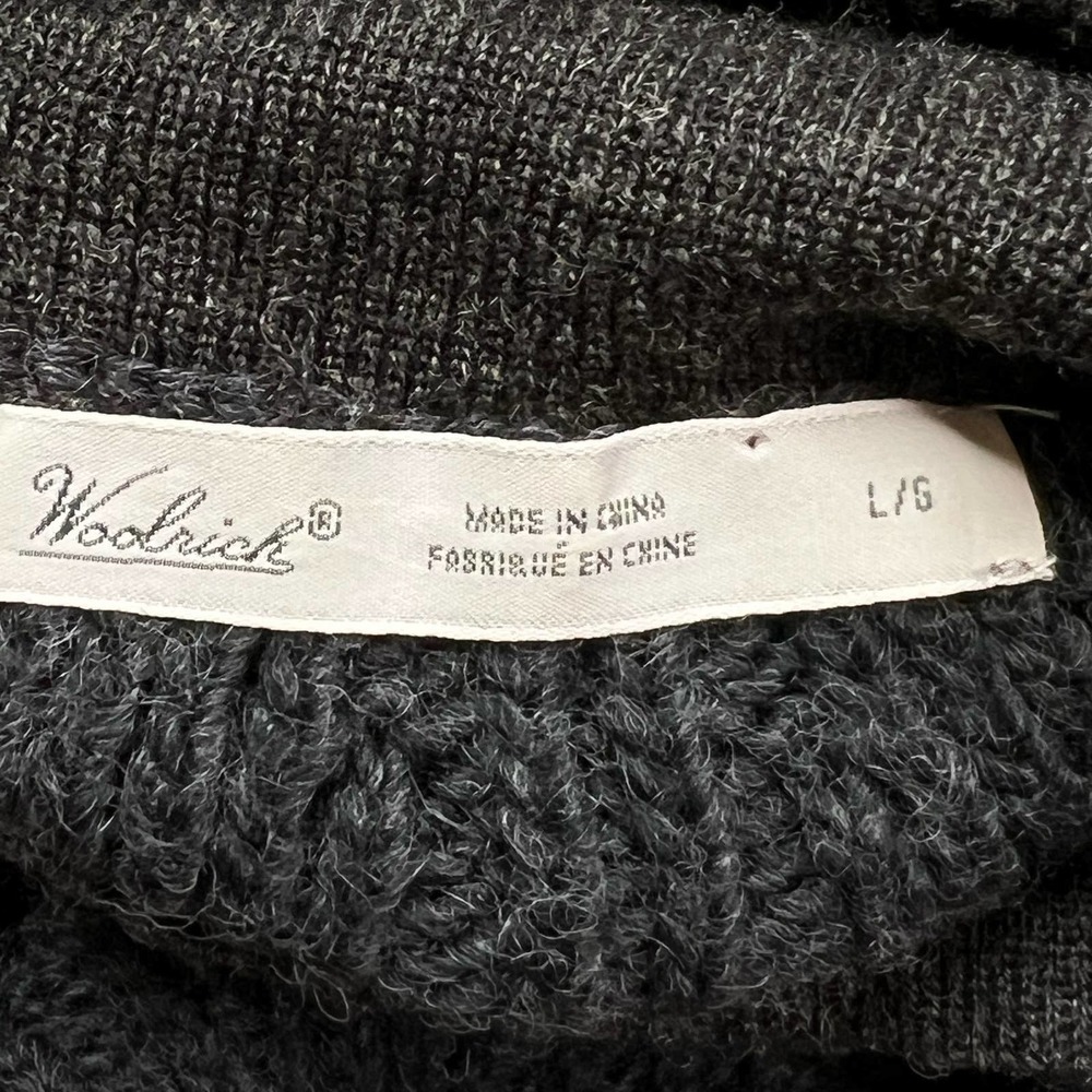 Woolrich Gray Turtleneck Sweater Large - Picture 11 of 12
